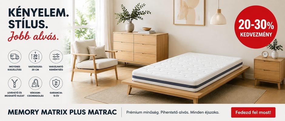 memory matrix plus memóriahabos matrac
